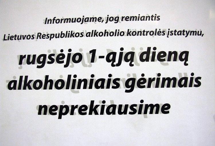 Alkoholio – su dokumentu / Alkoholio – su dokumentu. Gedimino Nemunaičio nuotr.