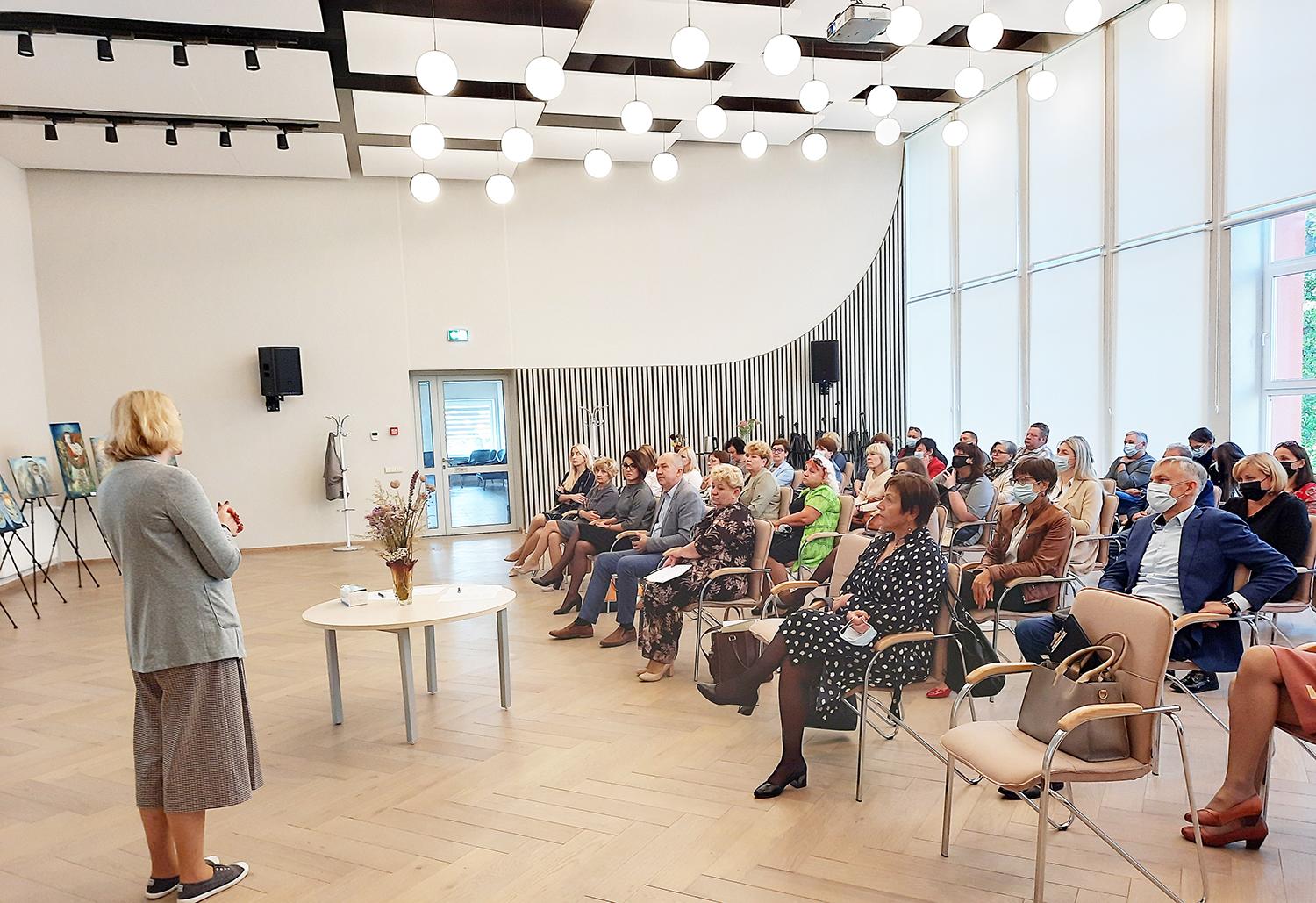 Apie sumanius kaimus Ukmergėje / Konferencija vyko Vlado Šlaito viešojoje bibliotekoje.