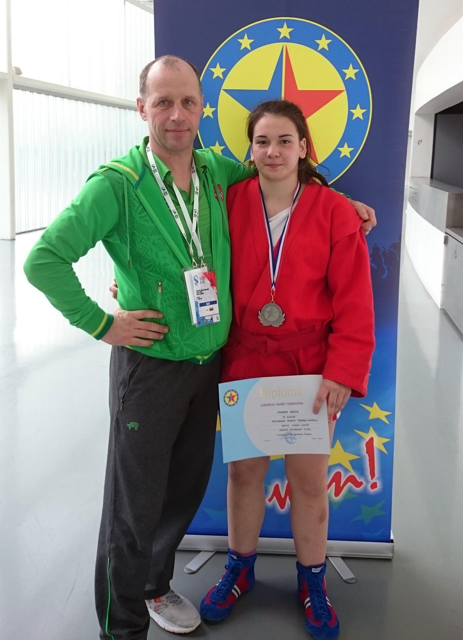 Jaunių ir jaunimo Europos sambo čempionatas / Gretai Folmer