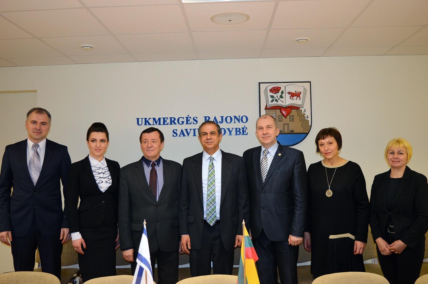 Lankėsi Izraelio ambasadorius / Ukmergėje lankėsi Izraelio ambasadorius