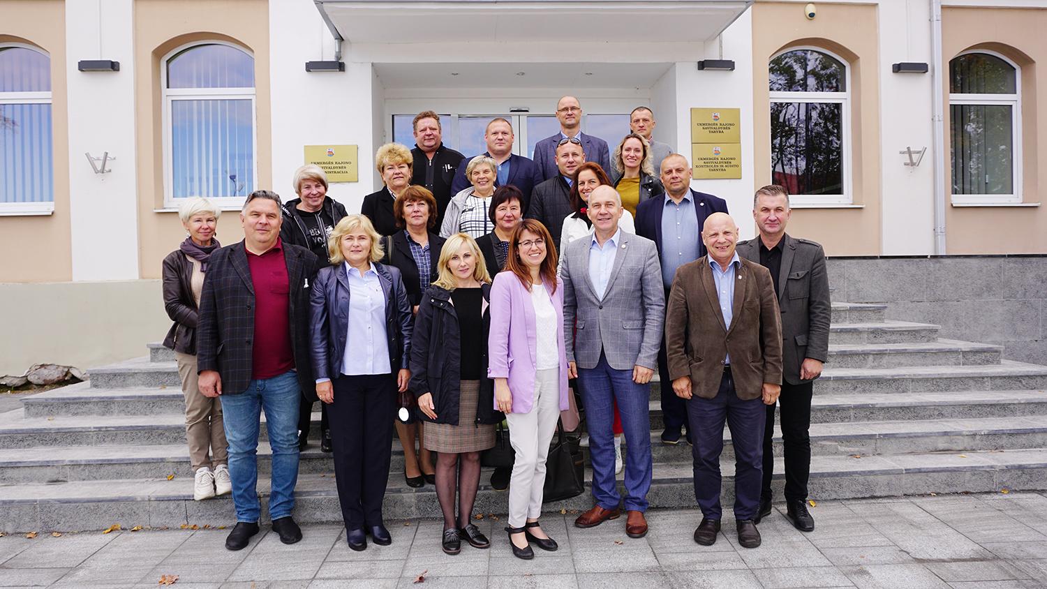 Lankėsi Jonavos rajono savivaldybės atstovai / Savivaldybėje – svečių iš Jonavos vizitas.