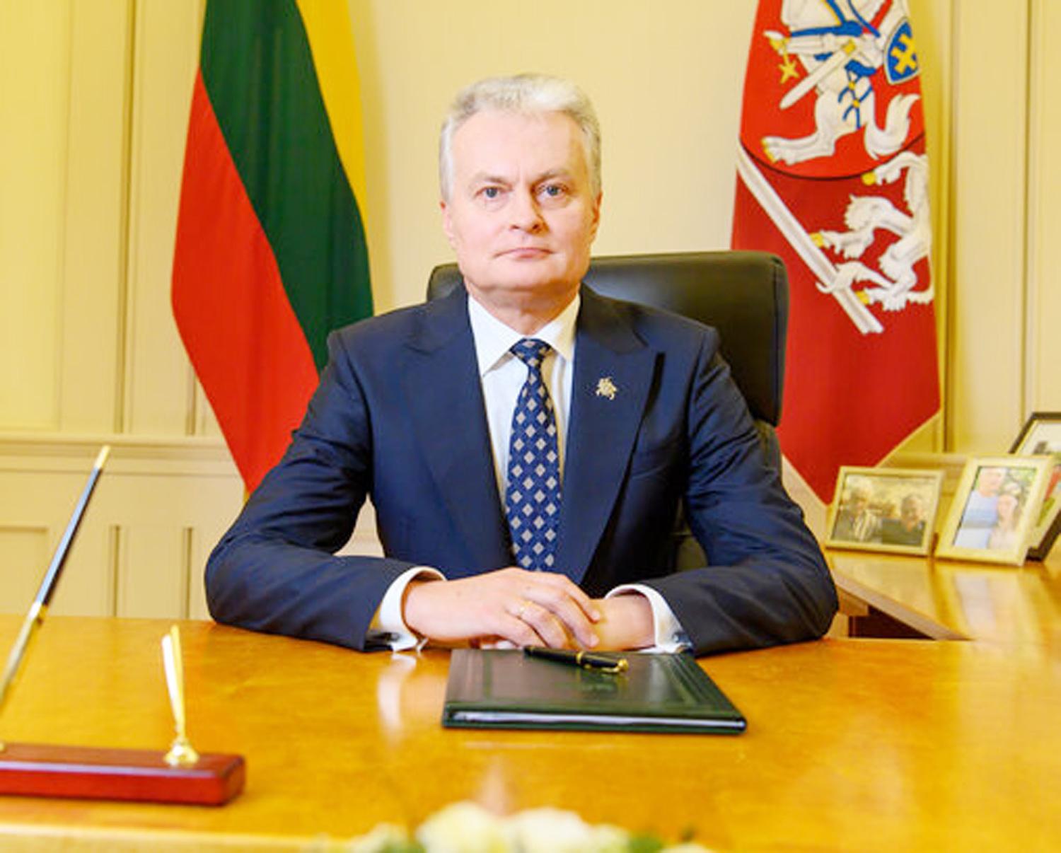 Lietuvos Respublikos prezidento Gitano Nausėdos kreipimasis dėl Rusijos karinės agresijos Ukrainoje /