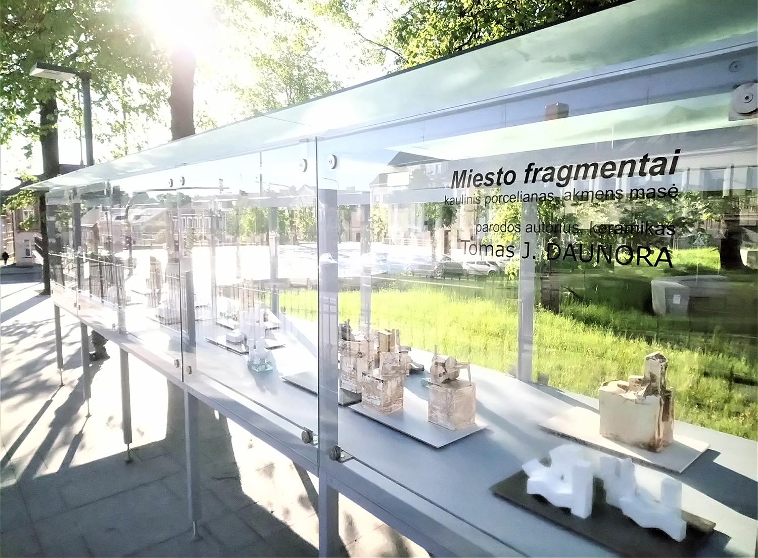 Miesto centre – parodų paviljonas / Parodos bus eksponuojamos Ukmergės centre.  Gedimino Nemunaičio nuotr.