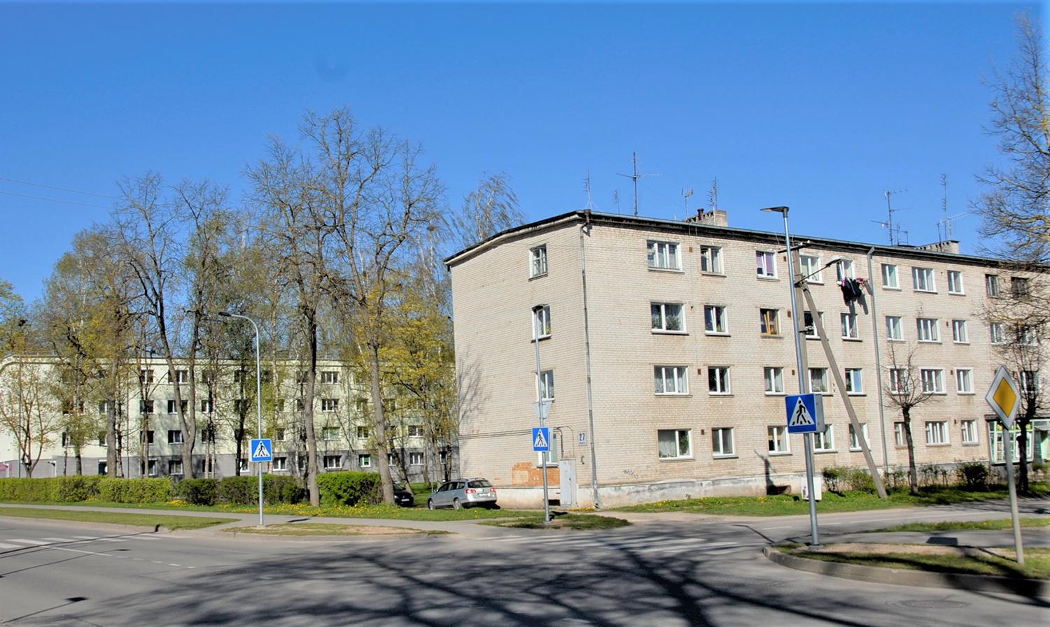 Sovietmetį menantis kvartalas taps pavyzdiniu? / Ruošiamasi kvartalinei renovacijai buvusiame kariniame miestelyje.  Gedimino Nemunaičio nuotr.