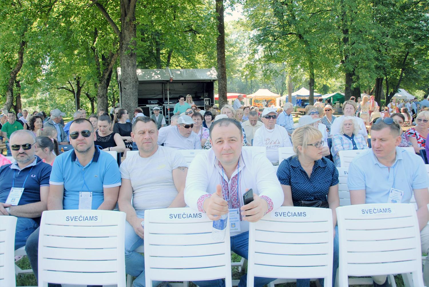 Tarp dalyvių – ir užsieniečiai / Užsieniečiai dalyvavo Miesto šventės renginiuose. Gedimino Nemunaičio nuotr.