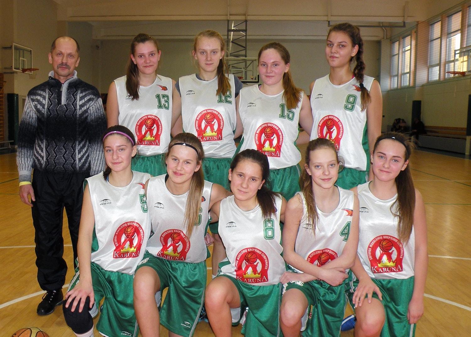 Tarpzoninės merginų krepšinio varžybos - Plungėje / Ukmergės merginų krepšinio komanda