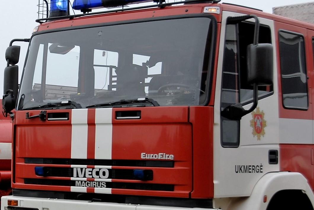Ukmergės rajone gaisre žuvo žmogus /