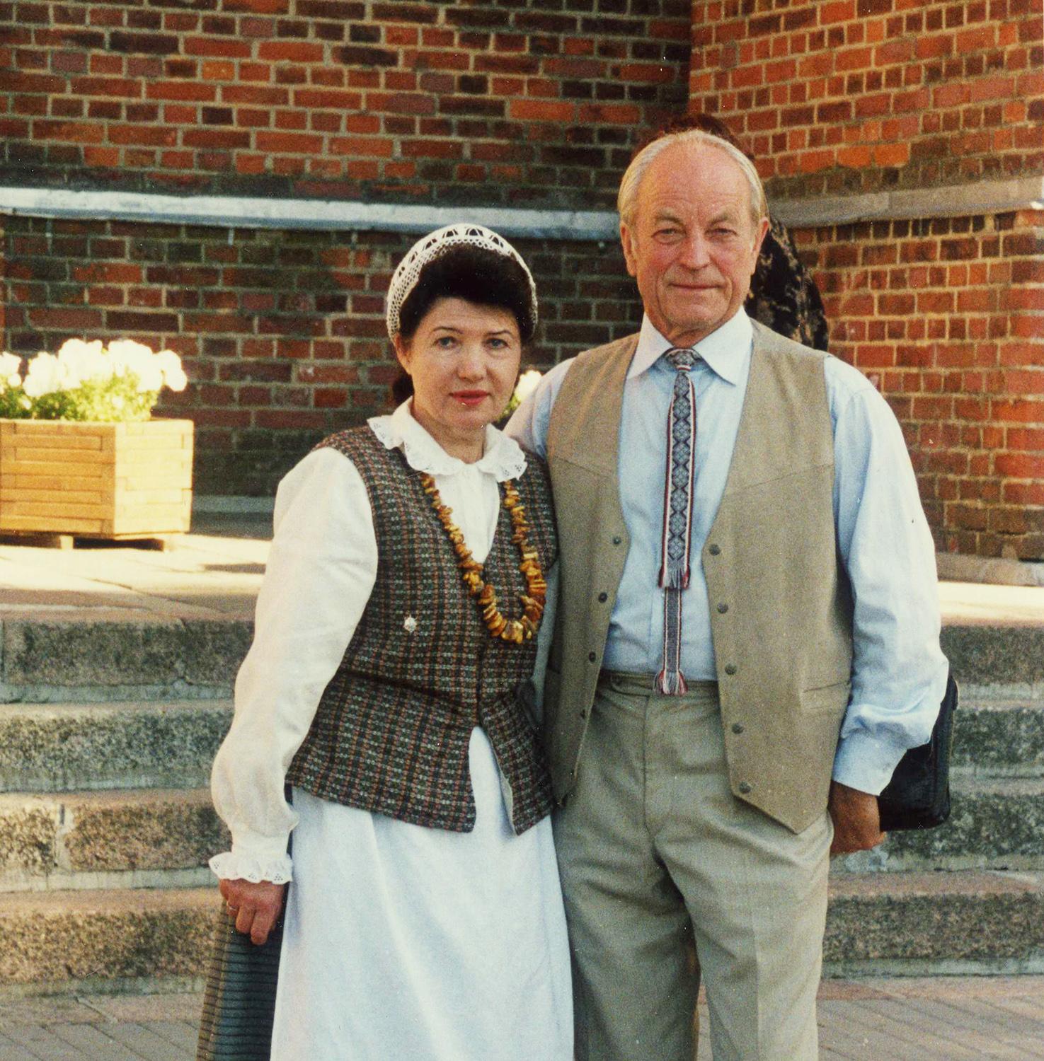 Vienoje darbovietėje – jau 46-erius metus / Gydytoja Genovaitė Gražina Šaulienė 2008-aisiais su vyru Romu Petru Šauliu.    Asmeninio archyvo nuotr.