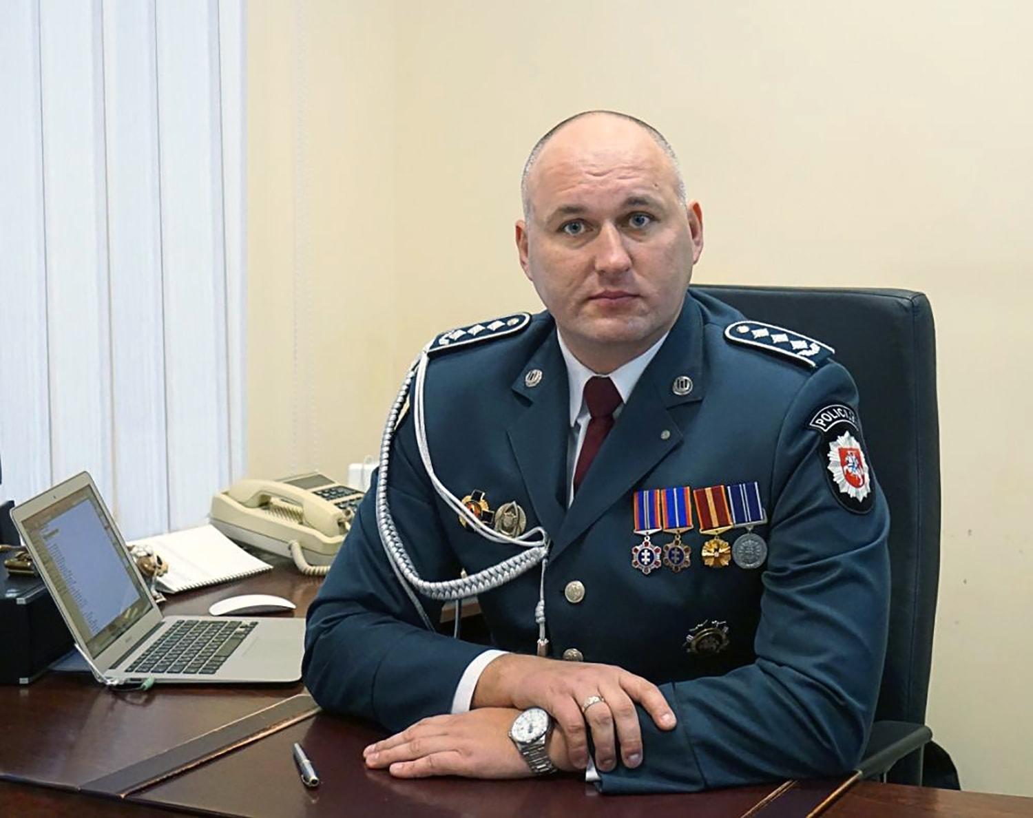 Vilniaus apskrities policijai laikinai vadovauja R. Kiškis / Rolandas Kiškis.