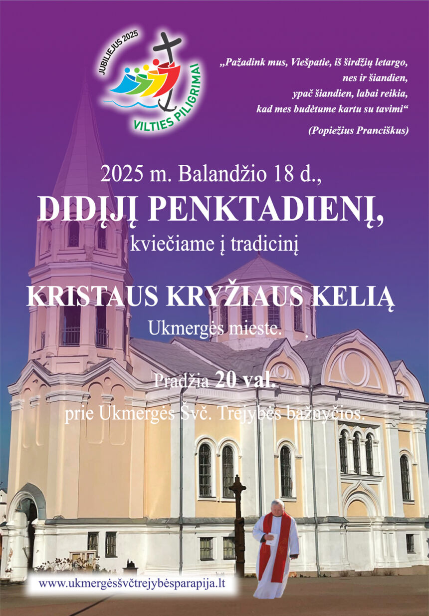 Kviečia eiti Kryžiaus kelią